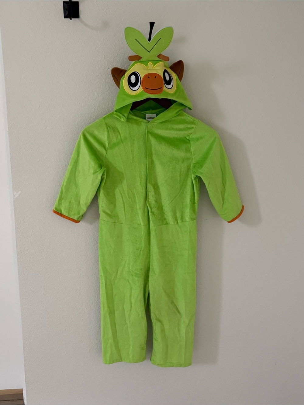 Kids Pokémon Grookey Costume, Size Altered to XS (3-4Y)